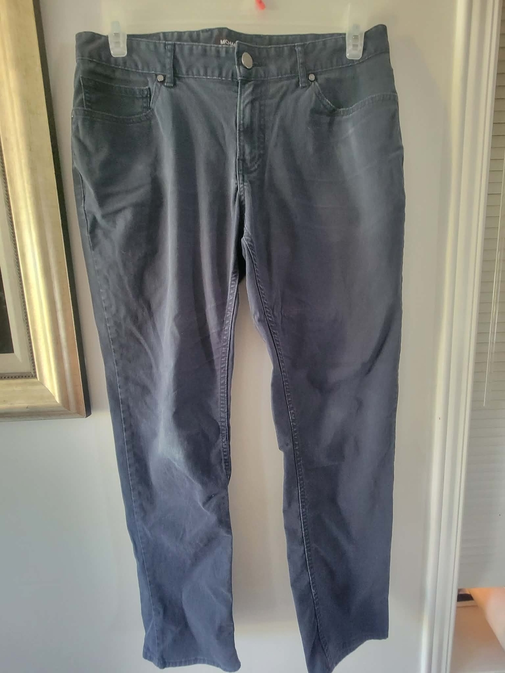 Michael Kors Straight Leg Jeans in Navy